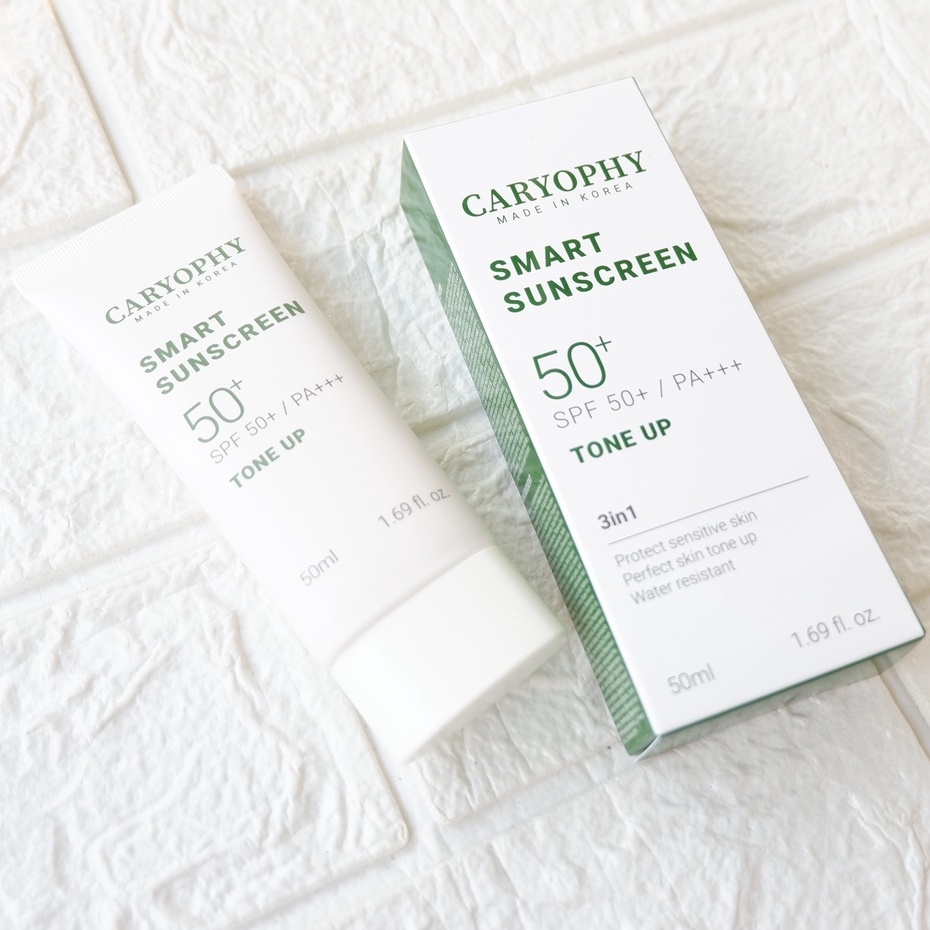 [HCM]Kem chống nắng Caryophy thông minh 3 in 1 bảo vệ da ngừa mụn giảm thâm hiệu quả 50ml