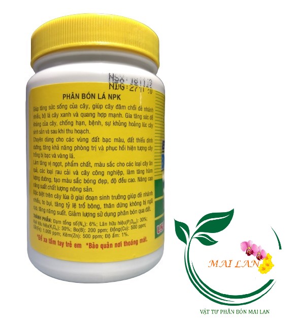 Phân Bón Lá Grow More NPK 6-30-30+TE - #407A# 100g