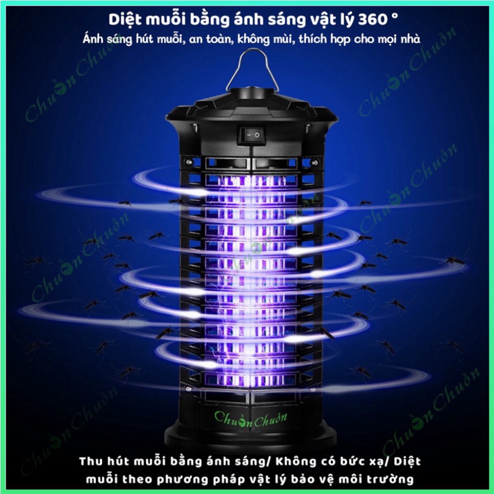 Đèn Bắt Muỗi Chuồn Chuồn – Máy Bắt Muỗi Điện Quang