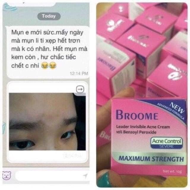 Kem Triệt Mụn Broome Acnes Control