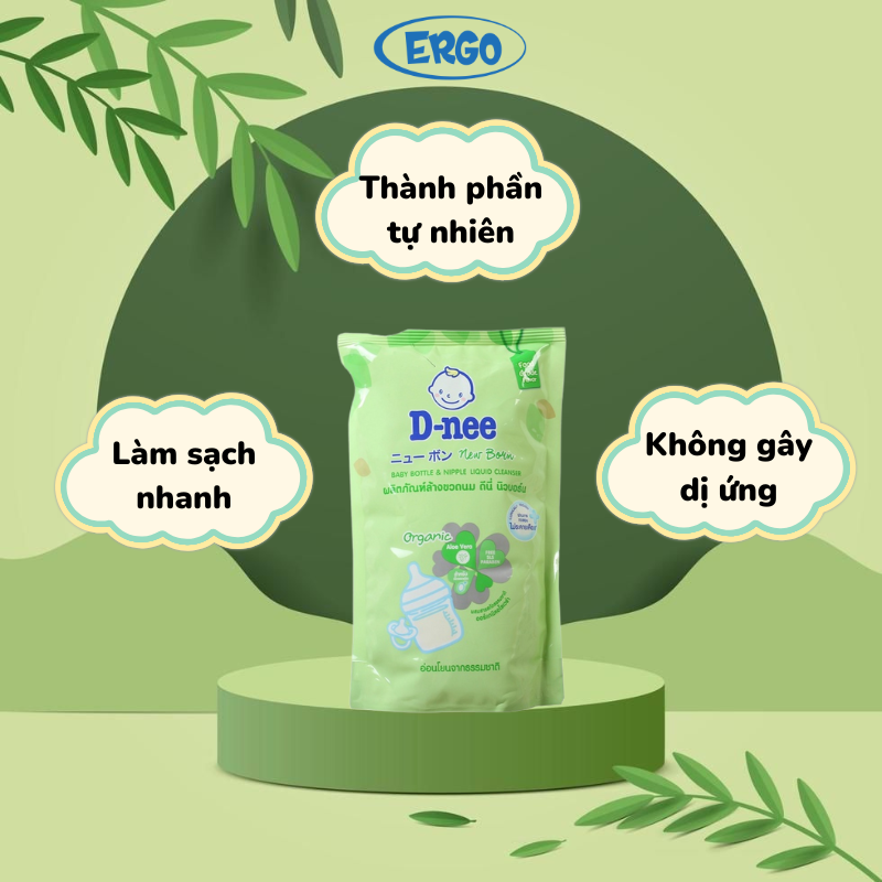 Nước rửa bình chính hãng Dnee Đại Thịnh Nước rửa bình sữa Dnee (Chính hãng có tem Công ty Đại Thịnh)