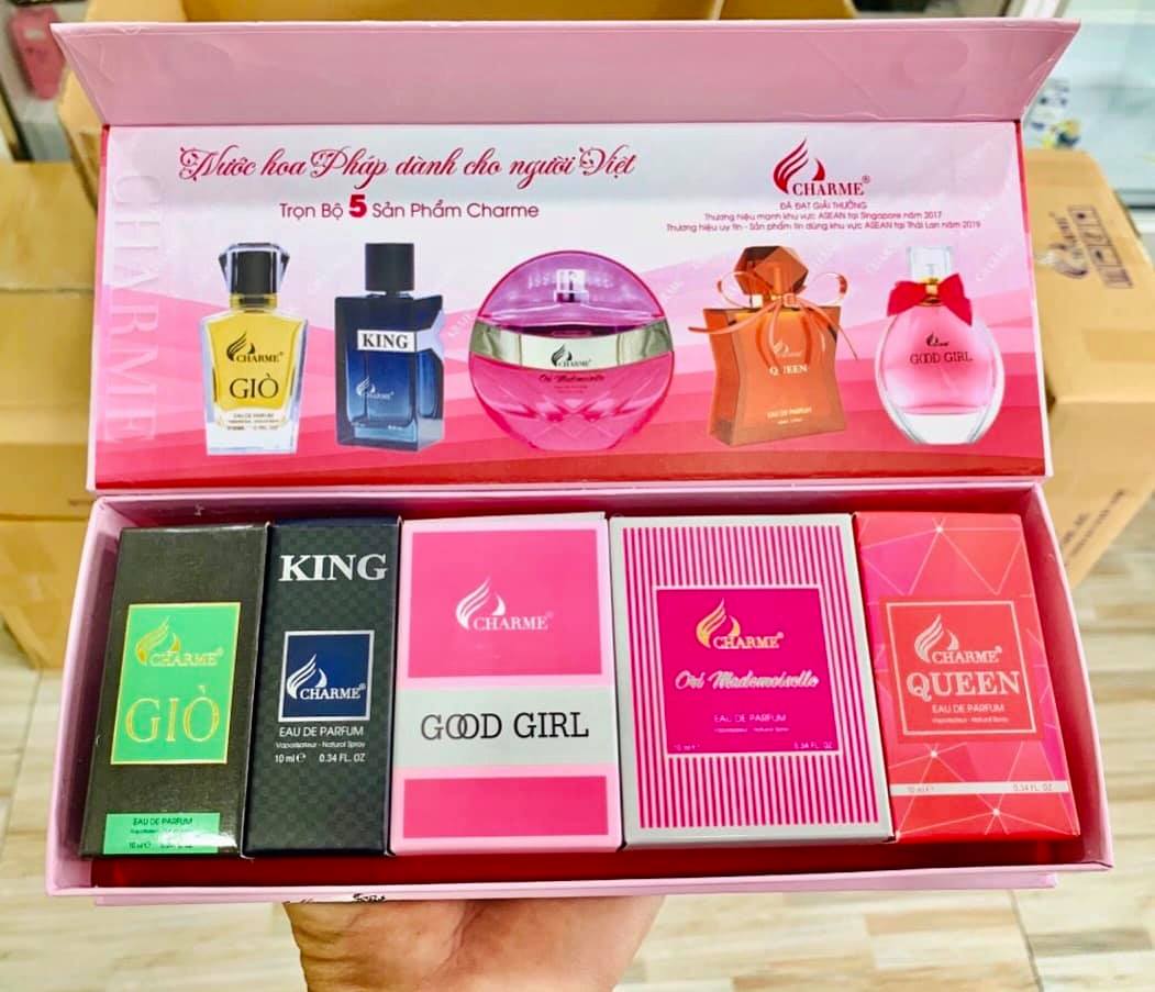 Set 5 Mùi Nước Hoa Mini 10ml