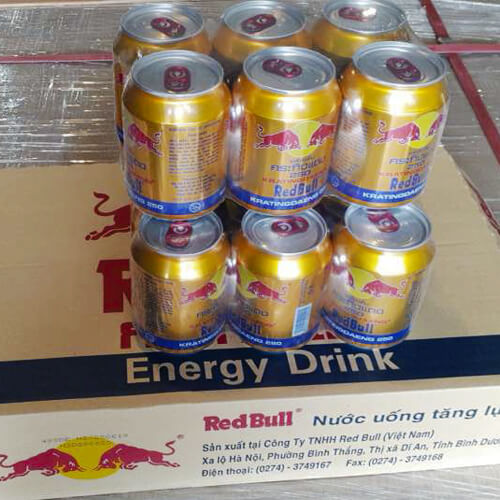 LỐC 6 LON REDBULL BÒ HÚC VIỆT 250ML