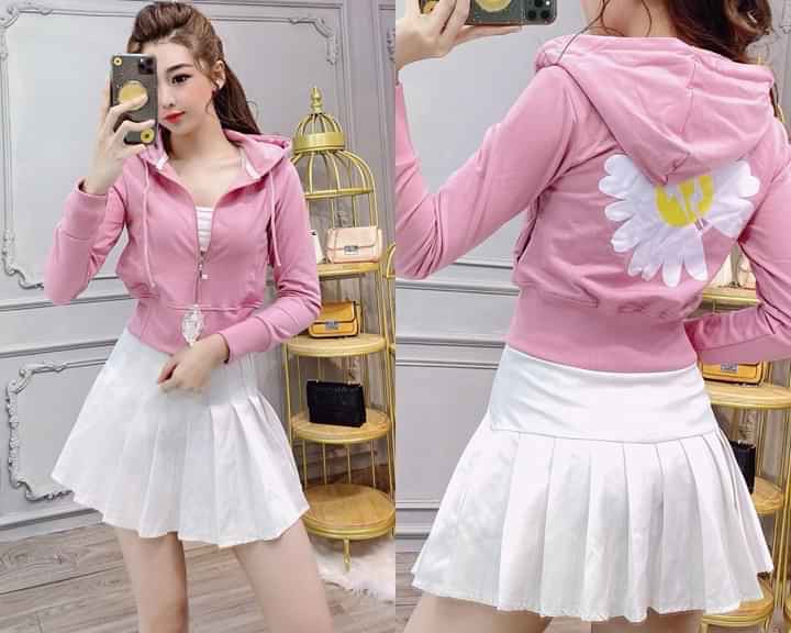 [HCM][GIÁ SỐC] ÁO KHOÁC THUN LỬNG THÊU HOA MAI - Áo khoác chống nắng nữ - Áo khoác nữ - áo khoác nữ da cá - Áo khoát nữ - Áo khoác dù nữ hàn quốc - Áo khoác gió nữ - cá tính - áo khoác đẹp