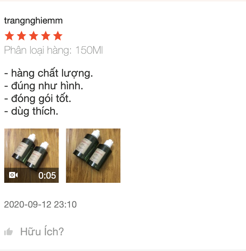 NƯỚC TẨY TRANG MÂM XÔI TUTAYLAMHET 150ML