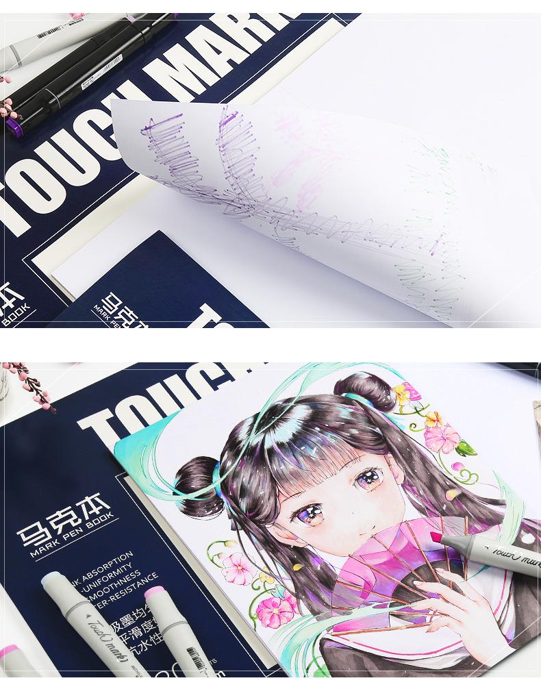 Combo 3 quyển sổ vẽ cho bút Touch mark ( CB-Shop)