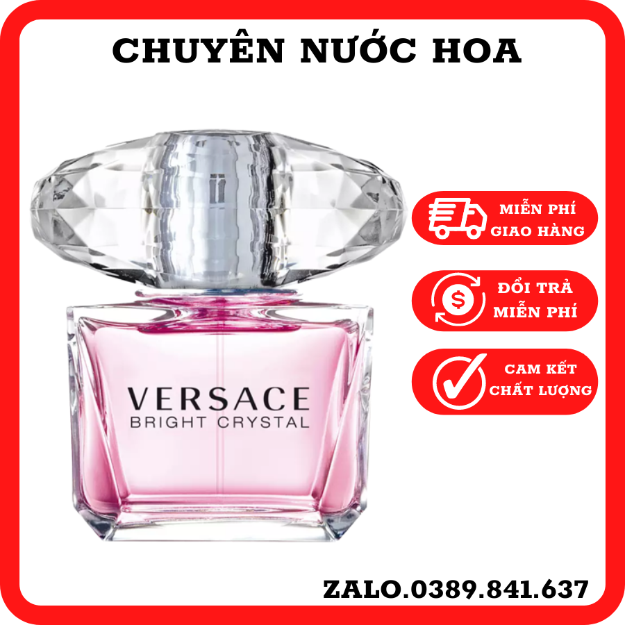 Nước Hoa Nữ VERSACE Bright Crystal EDT 90ml