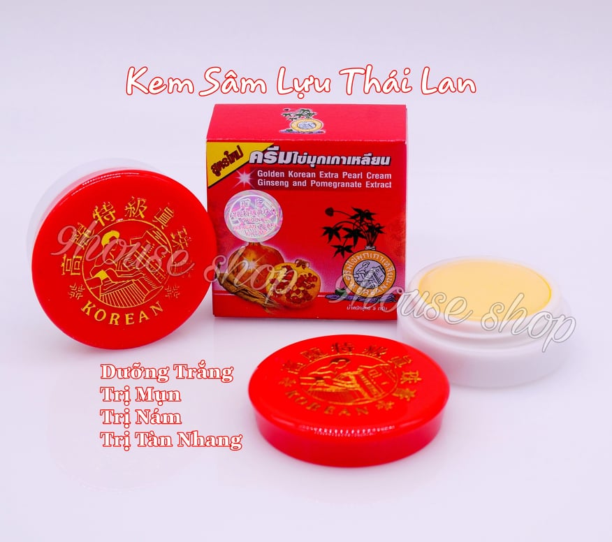 01 Kem Sâm Lựu Thái Lan 3gram (Mụn-Nám-Tàn Nhang)