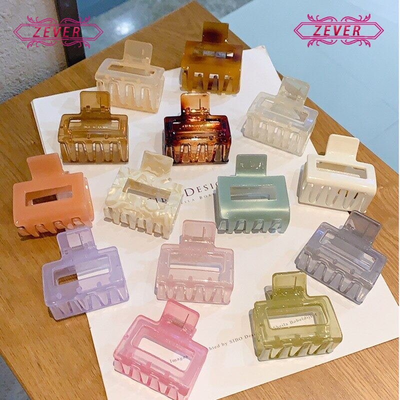 Korean women's acetate square hairpin