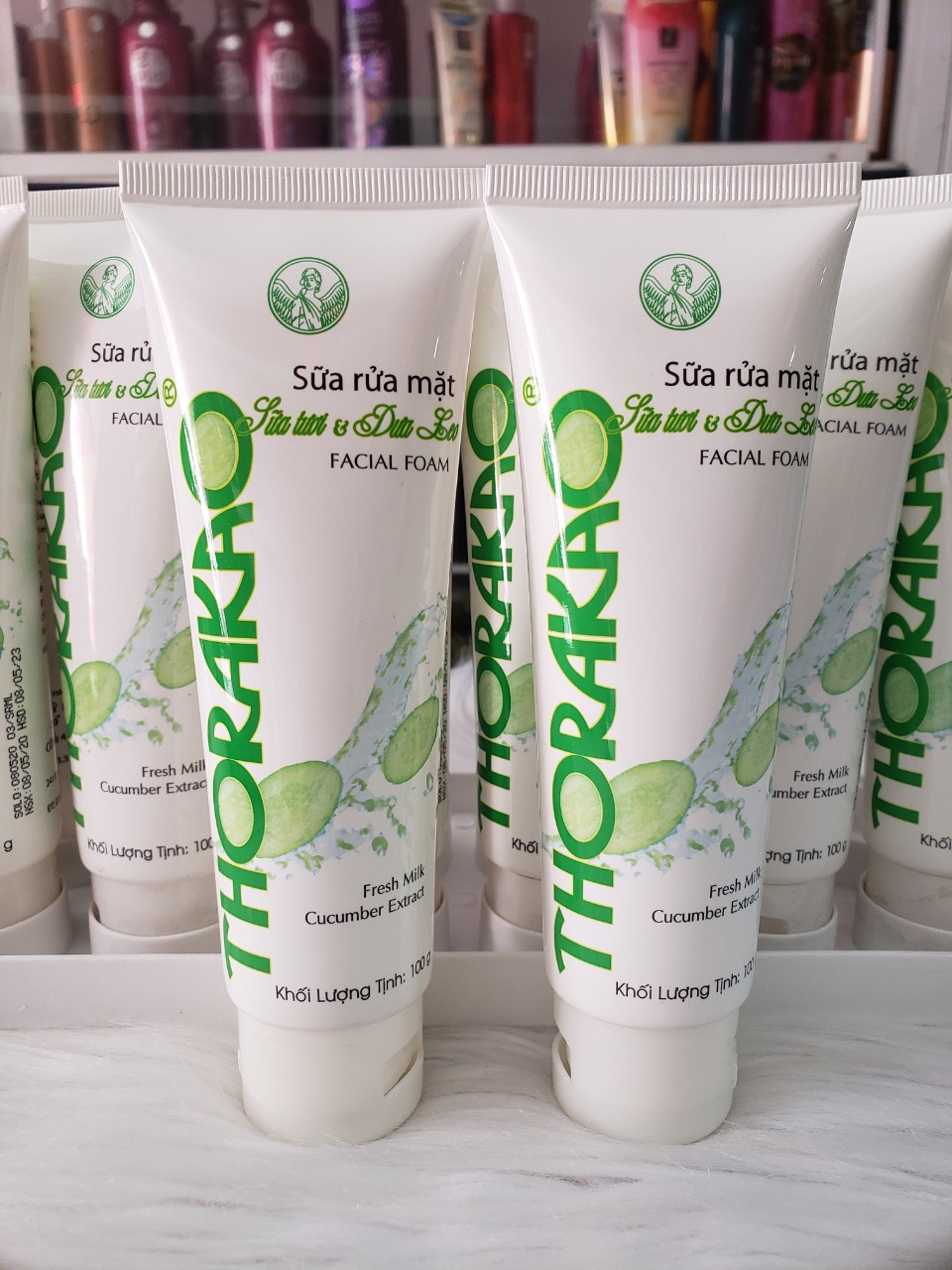 [HCM]SỮA RỬA MẶT SỮA TƯƠI VÀ DƯA LEO THORAKAO 100G