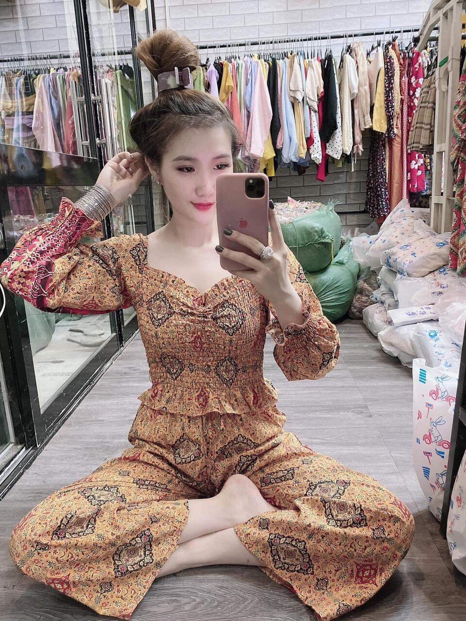 [HCM]SÉT BỘ THỔ CẨM TAY DÀI ĐẸP