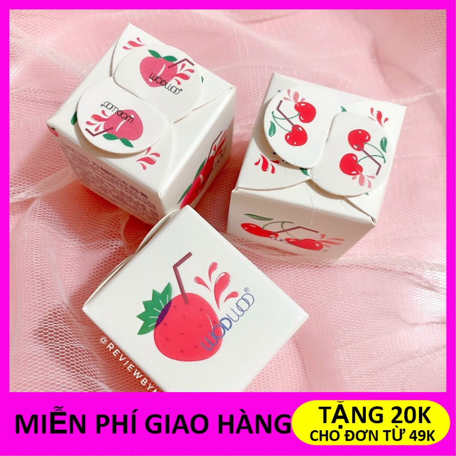 [FREESHIP]Son dưỡng môi trái cây wodwod siêu mềm môi