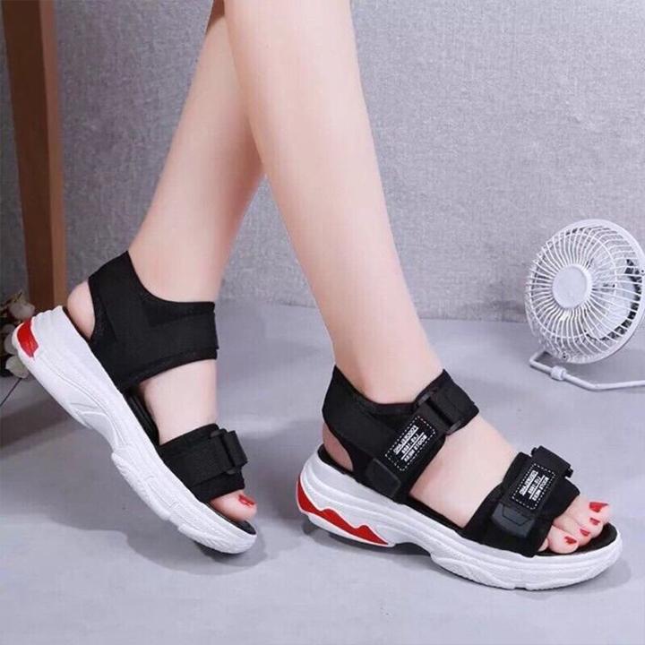Giày dép sandan đế đỏ phong cách cá tính nữ