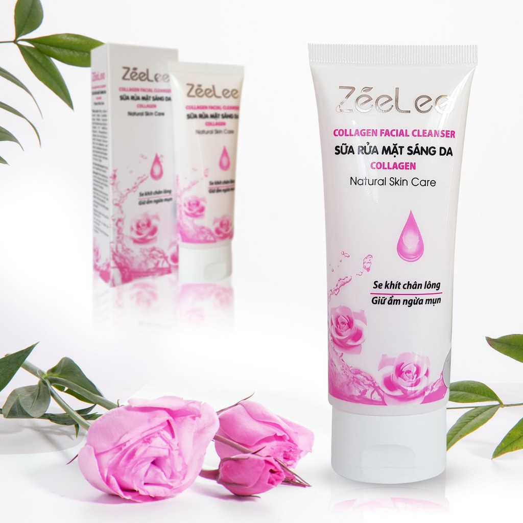 Sửa Rửa Mặt Sáng Da ZEELEE COLLAGEN 100ML E18