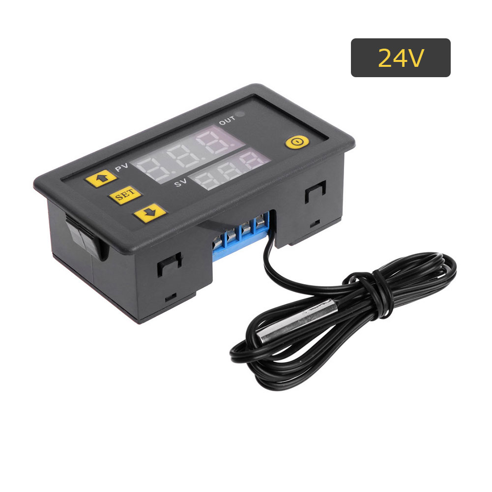 W3230 DC 12V AC 20A LED Digital Temperature Controller With Heating Cooling Control Switch Sensor Mete