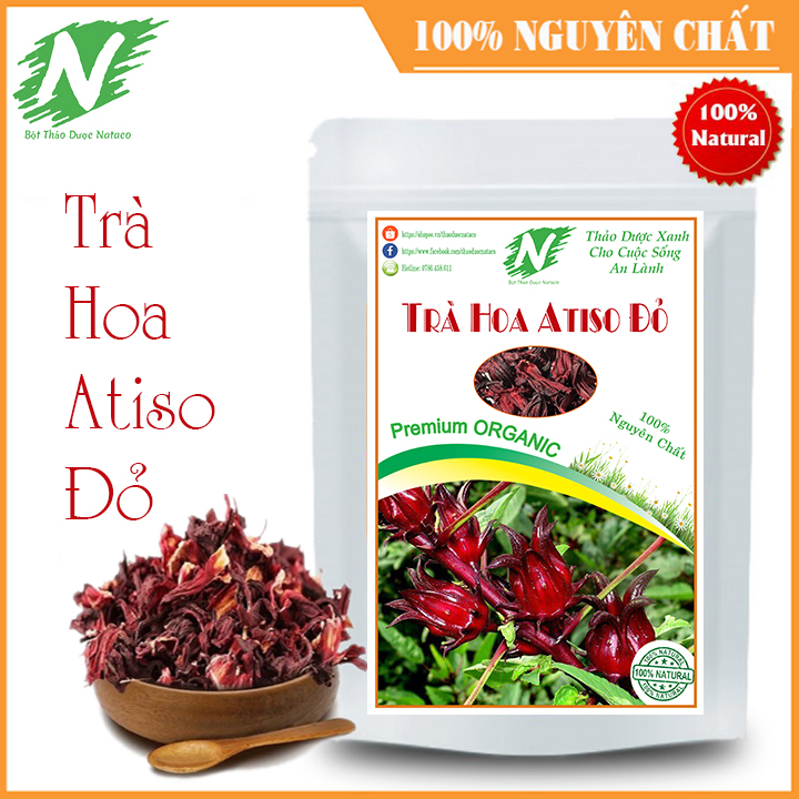 [HCM]Trà Hoa Atiso Đỏ Sấy Khô 100g