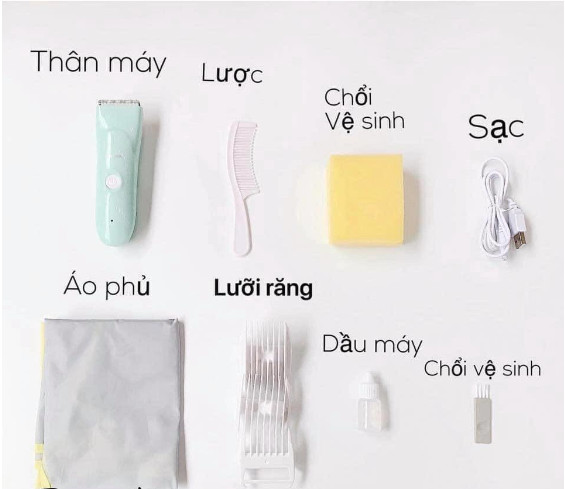 Tông đơ cắt tóc cho bé MISUTA