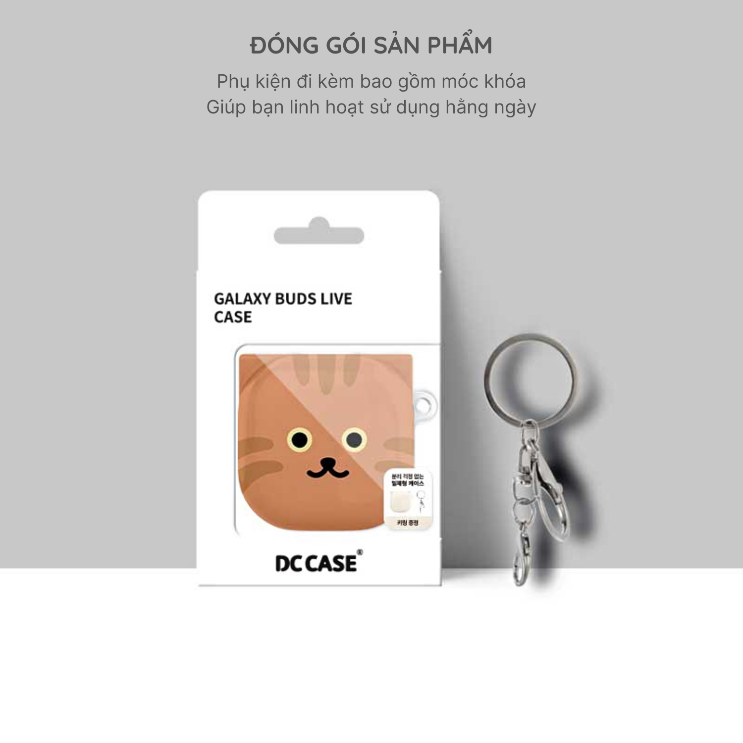 Case ốp cho Samsung Buds2 / Buds Live / Buds Pro - Cat Series - Hãng DC Case