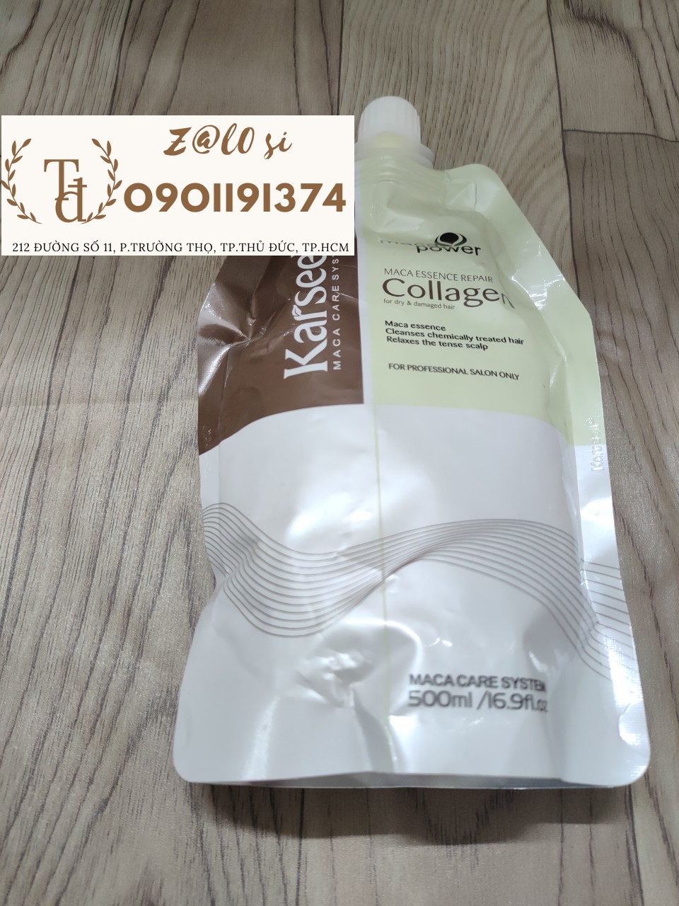 Hấp tóc karsell 500ml túi
