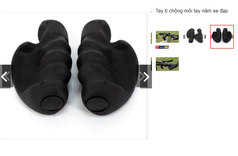 Tay tì chống mỏi tay nắm xe đạp