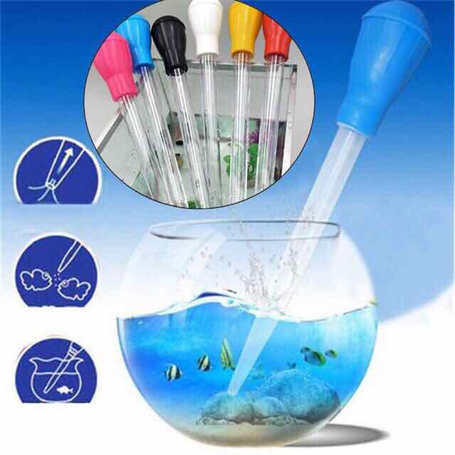 Ống 50ml Hút Cặn Hồ Cá, vệ sinh hồ cá, hút phân hồ cá Thủy Tinh loại Dày - Hàng Công Ty