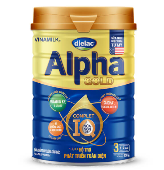 Sữa Bột Dielac Alpha Gold