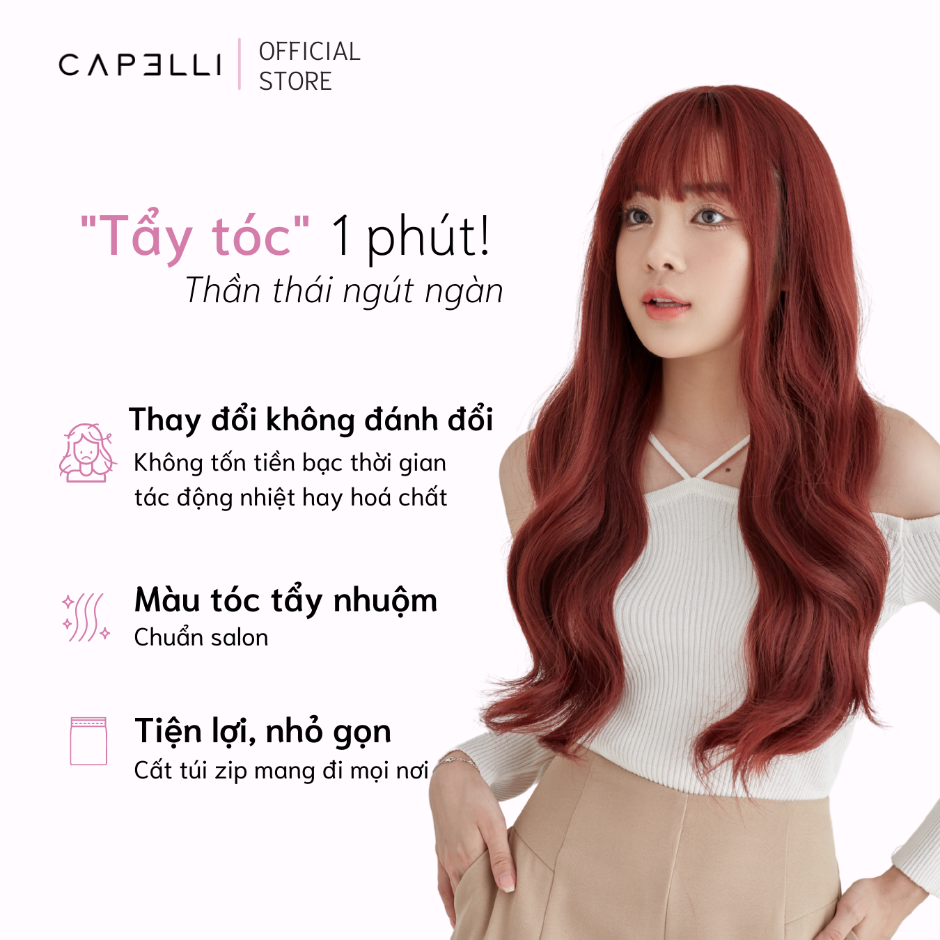 Tóc Cả Đầu CAPELLI Lucia Wig