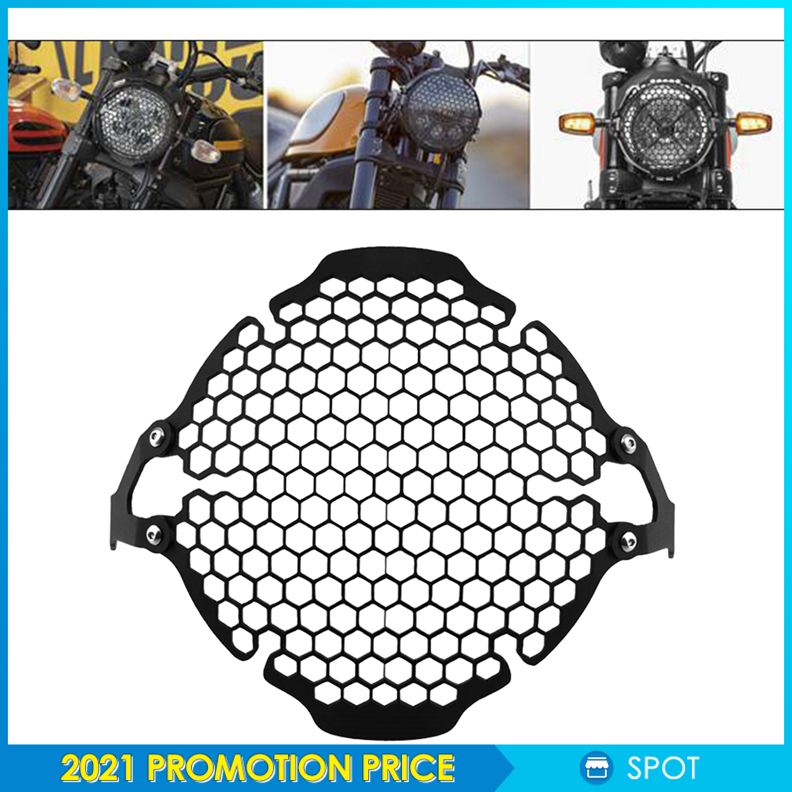 Lohobby Vỏ Bảo Vệ Đèn Pha Phía Trước Dành Cho Tất Cả Ducati Scrambler , 1100 800-Làm Bằng Vật Liệu Bền Và Chất Lượng Đáng Tin Cậy Cao