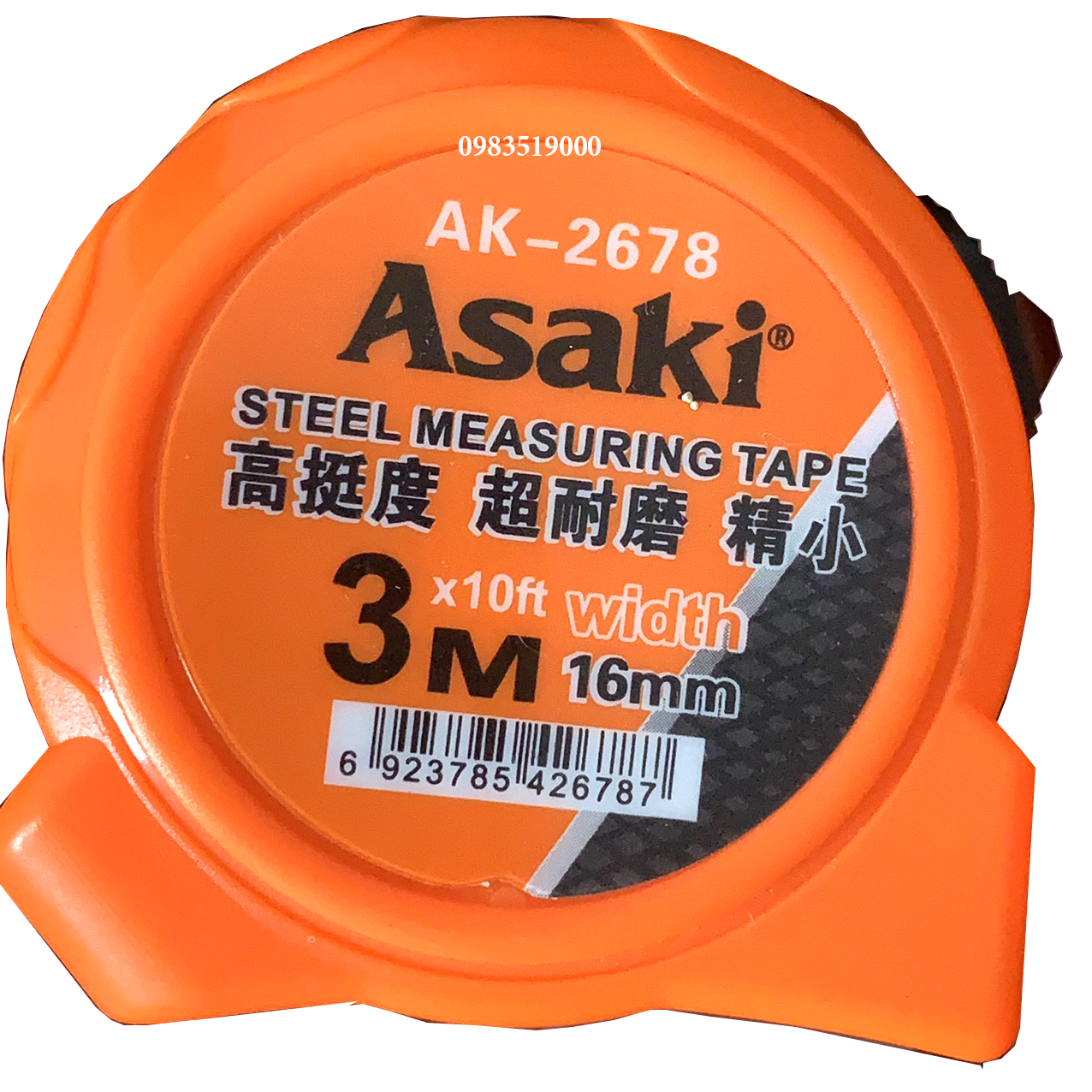 Thước cuộn thép ASAKI 3m X 16mm