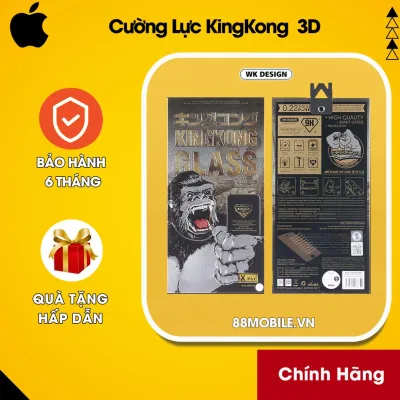 [HCM]Cường Lực iPhone King Kong 3D Full Màn Đỉnh Nhất Trong Các Loại Cường Lực Năm 2021