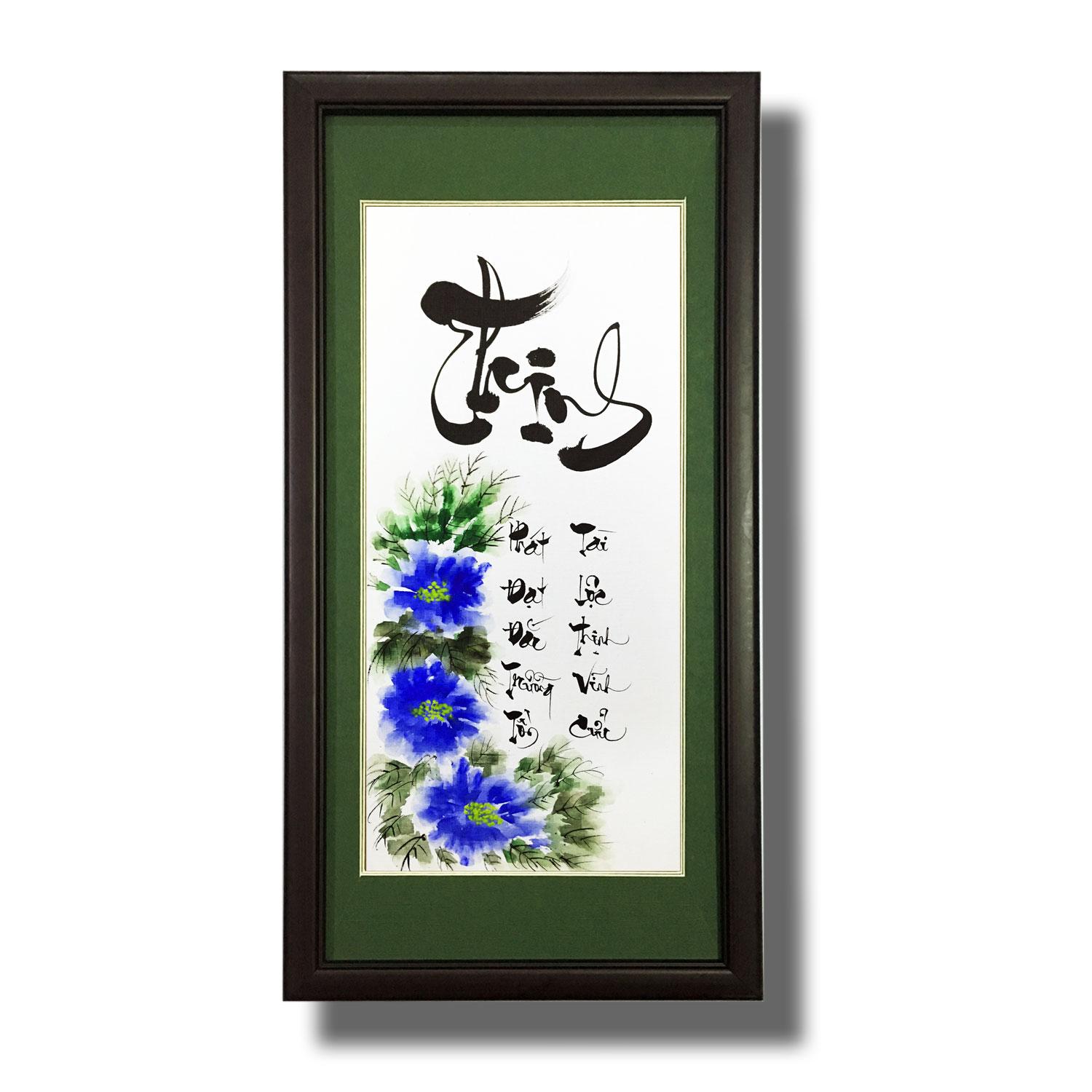 Tranh thư pháp VIẾT TAY - CHỮ THỊNH