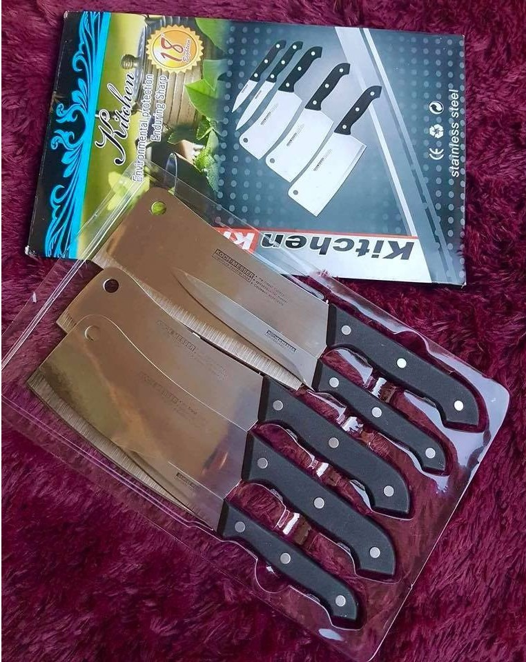 BỘ DAO KITCHEN KNIFE 5 MÓN THÁI LAN SIÊU ĐẸP