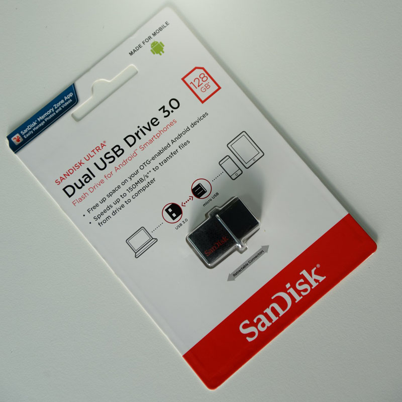 USB OTG 32GB Sandisk SDDD2 ultra dual USB drive 3.0 tốc độ 150MB/s (Đen) Nhất Tín Computer