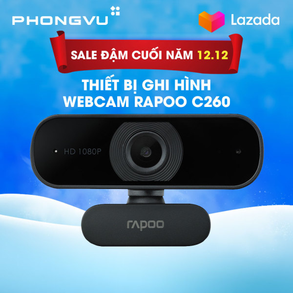Thiết bị ghi hình  Webcam Rapoo C260 - Bảo hành 24 tháng