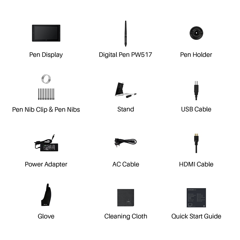 Bảng vẽ LCD Huion Kamvas Pro 24 (2.5K)