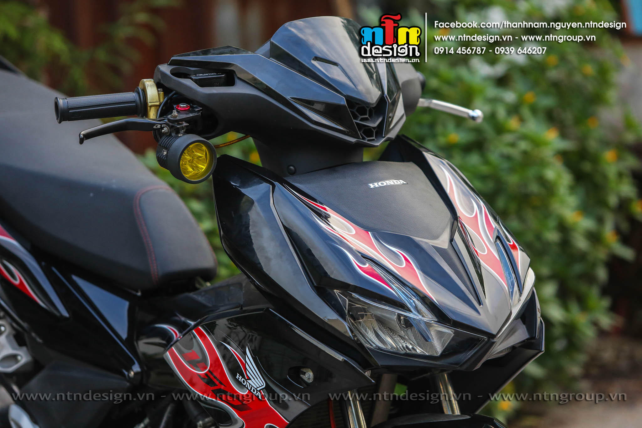 [DECAL]  [Ảnh thật] Tem rời Winner V2 - Mẫu lửa đỏ đen nổi bật - Chuẩn From cực đẹp [TXC]