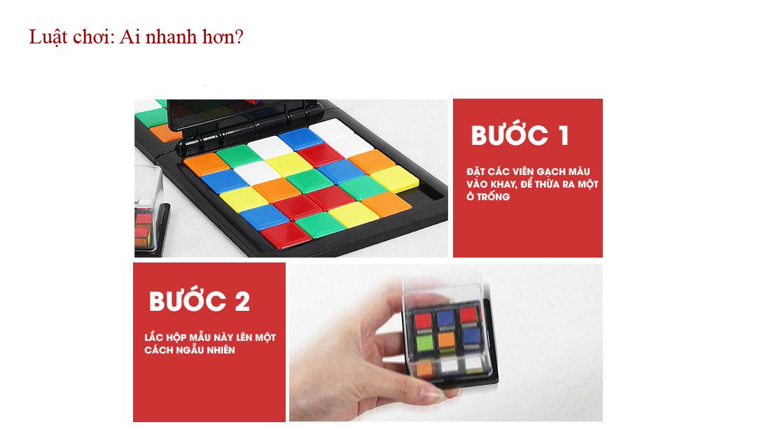Bộ trò chơi board game Magic Block game -  Thử thách Rubik
