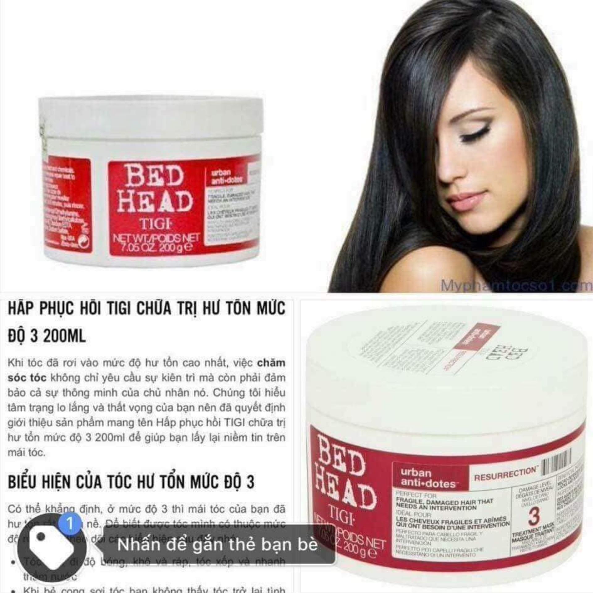 Kem Ủ Tóc TiGi Phục Hồi Tóc Hư Tổn CẤP ĐỘ 3 200g