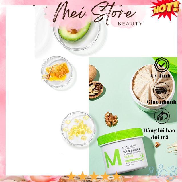 [GIẢM 5% ĐƠN 129K][HCM]Tẩy Tế Bào Chết Bơ Maycreate Gather Beauty 250g