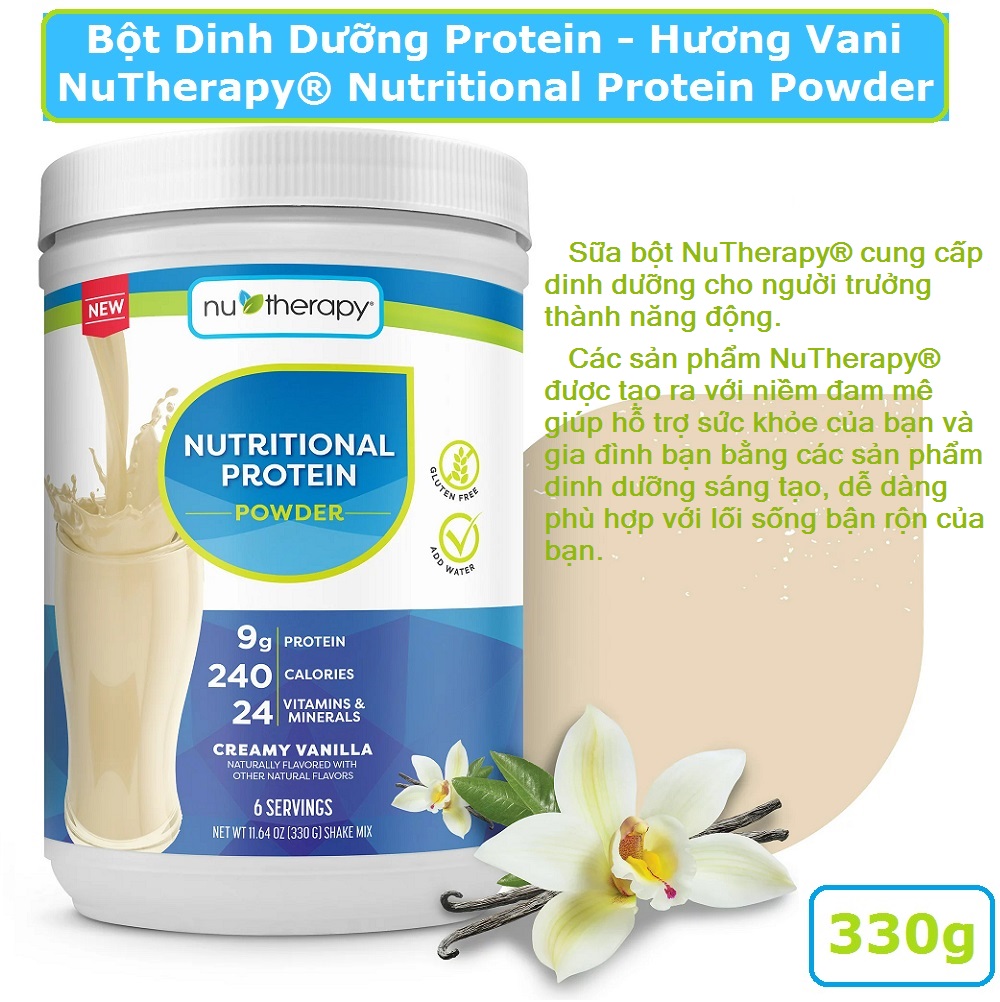 Bột NuTherapy® Nutritional Protein Powder 330g