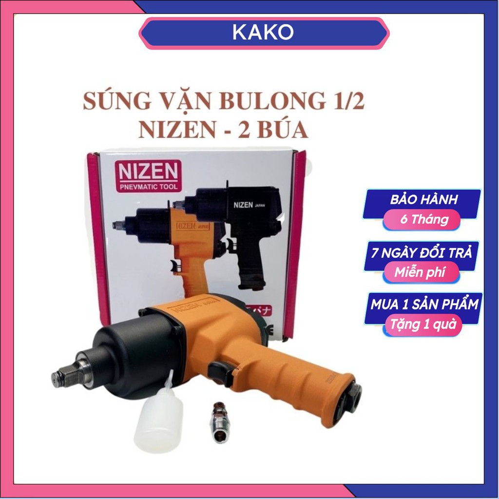 Súng bắn bulong 1/2" nizen cam n-999 súng vặn ốc