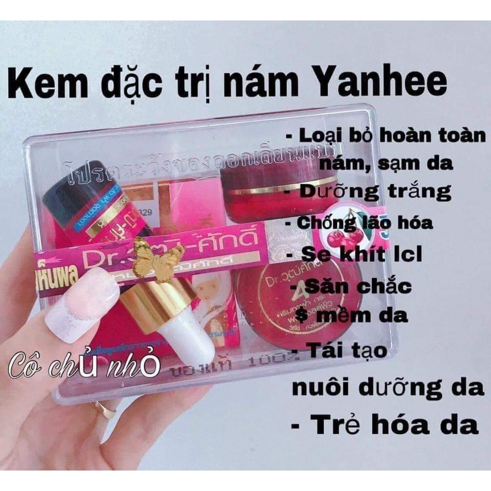 [ HÀNG CHUẨN ] SET KEM NÁM TÀN NHANG YANHEE ĐỎ THÁI LAN