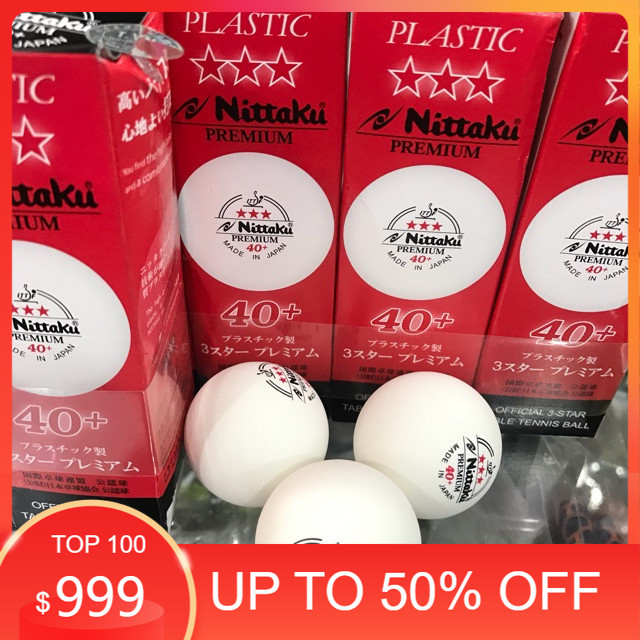 BANH BÓNG BÀN NITAKU PLASTIC 40+