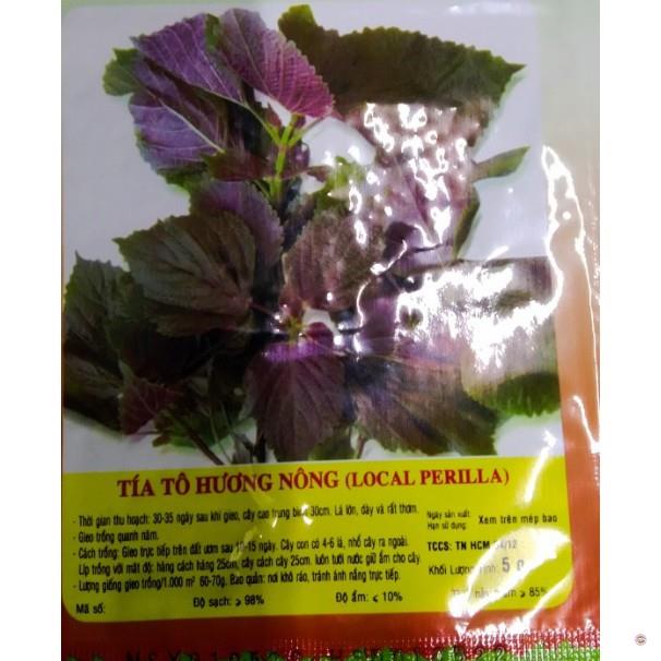 HẠT GIỐNG TÍA TÔ - GÓI 2 GRAM