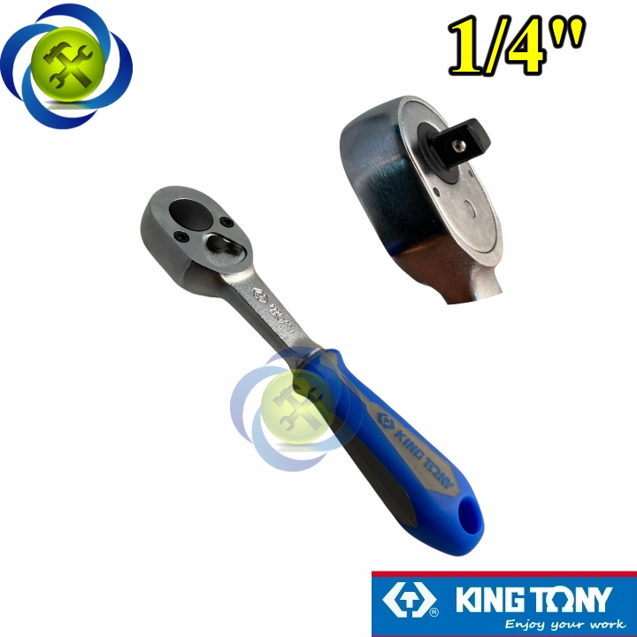 Cần siết tự động 1/4 kingtony 2779-55 cán bọc cao su