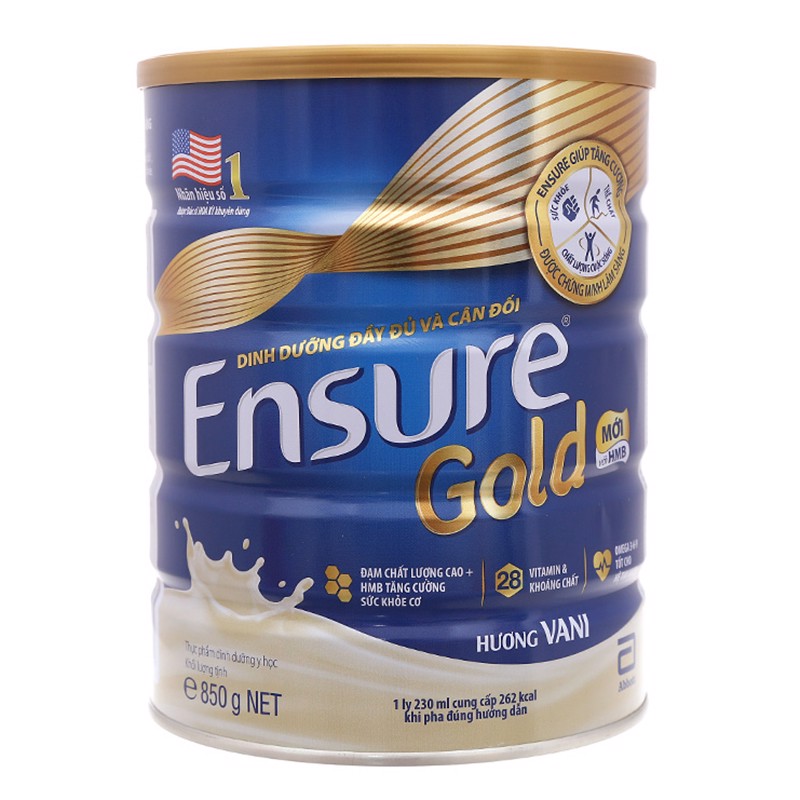 Ensure Gold Lon 850G Hương Vani