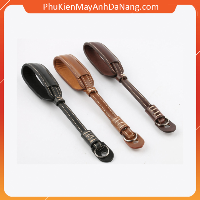 Dây đeo máy ảnh cổ tay chất liệu da cao cấp D40
