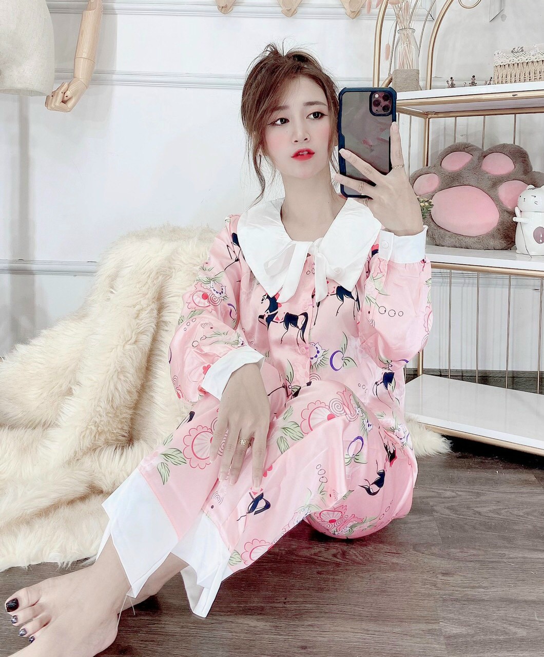 [HCM]SÉT BỘ LUẠ SATIN CAO CẤP MỀM MỊN ĐẸP THOANG MÁT MTB