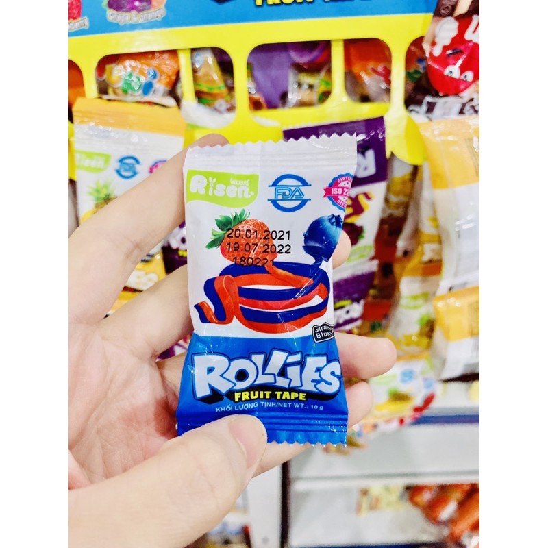 Kẹo Dẻo Cuộn Rollies Risen 350G