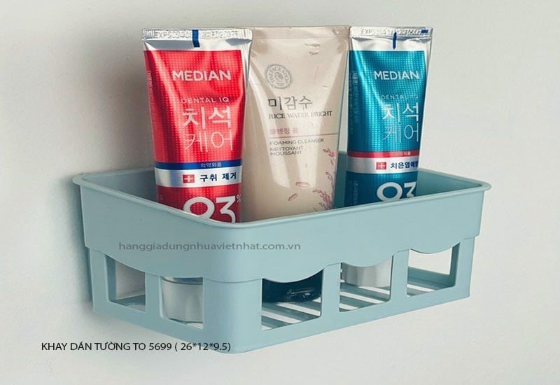 Khay đựng đồ dán tường đa năng 5698 5699 Việt Nhật Plastic